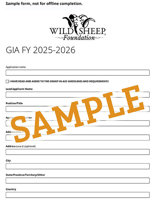 Sample GIA Application